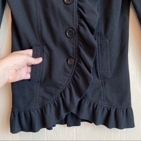 Kut from the Kloth Ruffle Trim Top/Jacket - Picture 7 of 11
